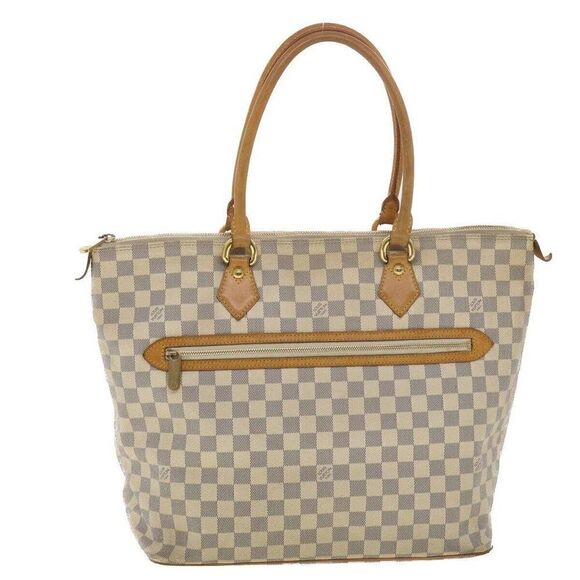 LOUIS VUITTON Damier Azur Saleya GM Tote Bag - Picture 1 of 15